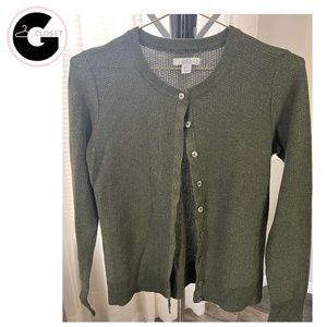 Women's Croft & Barrow Sweater Olive Green XS